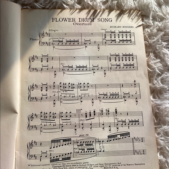 FLOWER DRUM SONG  COMPLETE VOCAL SCORE Rodgers and Hammerstein - Picture 7 of 10